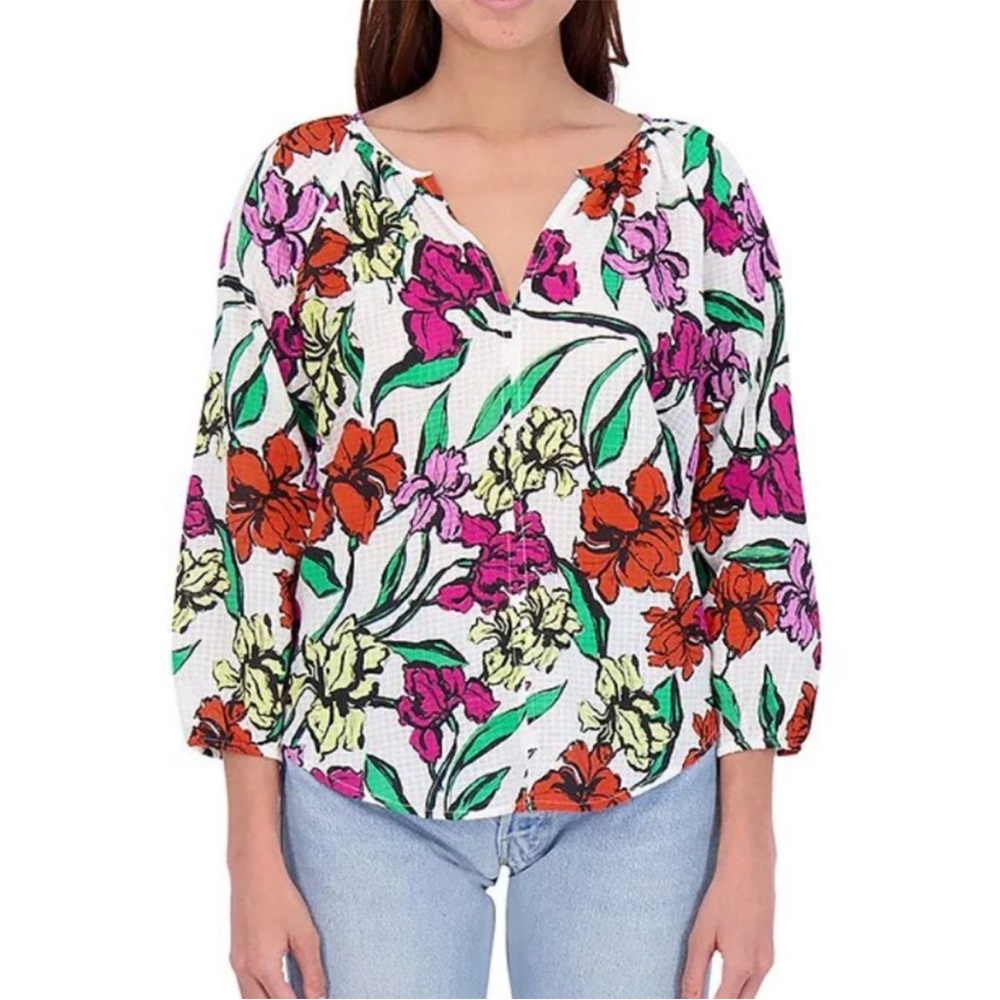 Roberta Roller Rabbit Jorales Lucy Blouse Top Sz M